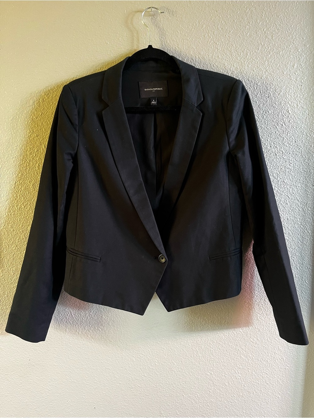 Banana Republic Black Women's Single-Button Blazer